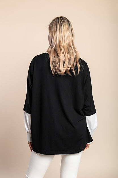 In alto, bianco e nero