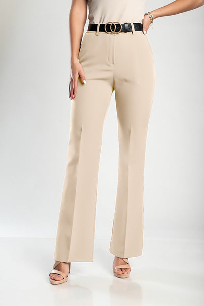 Pantaloni lunghi eleganti, beige