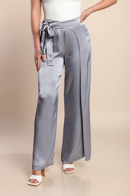 Pantaloni lunghi eleganti, grigio chiaro