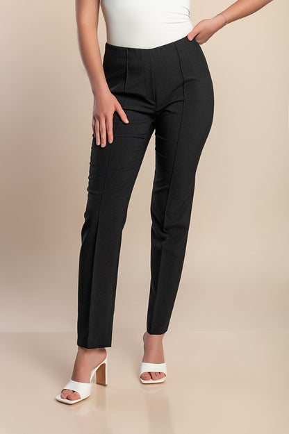 Pantaloni eleganti taglie forti, neri