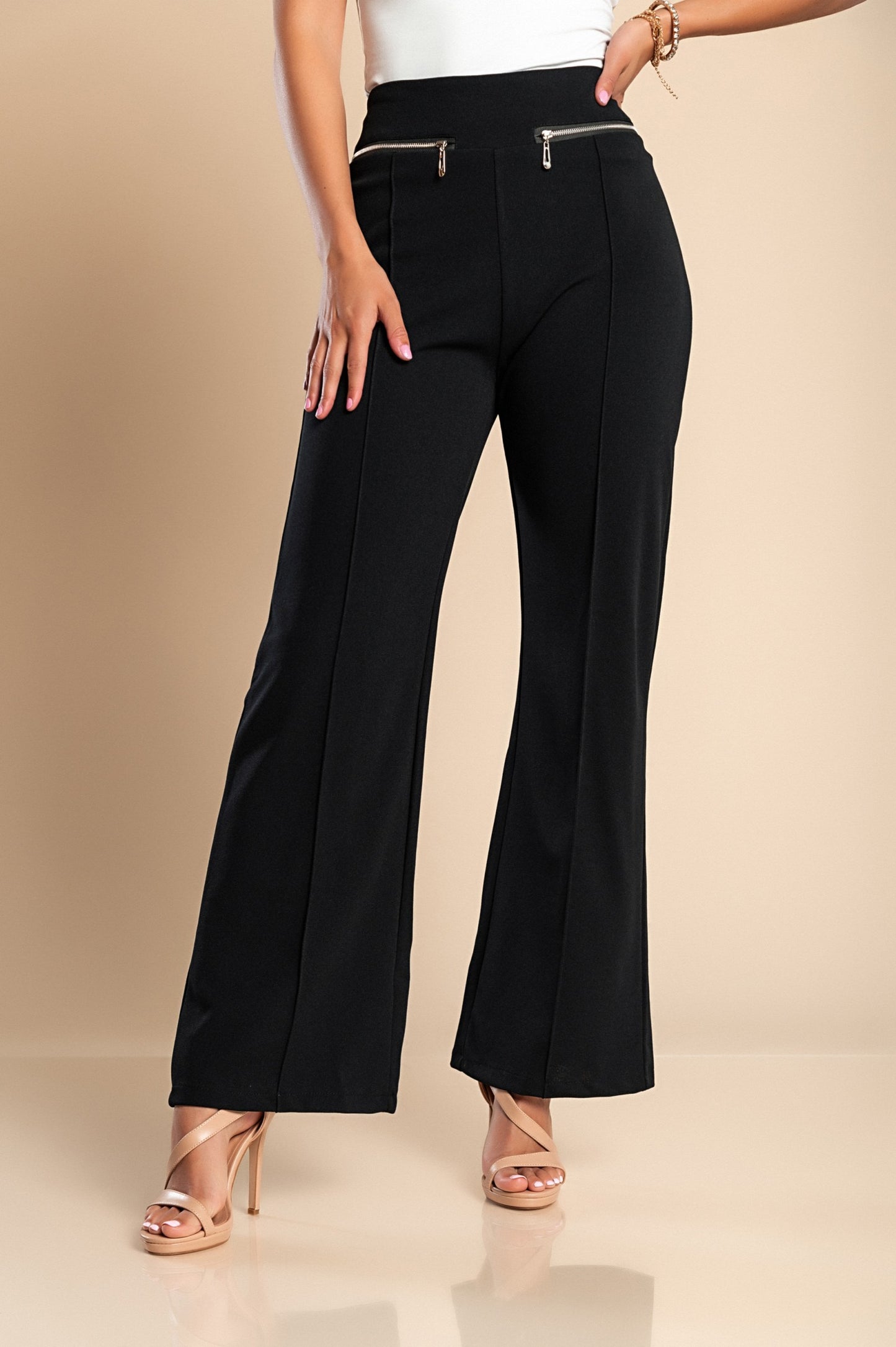 PANTALONI EMANUELA - NERO