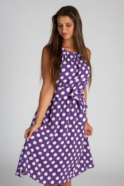 MIDI VESTITO A POIS MOULISHA