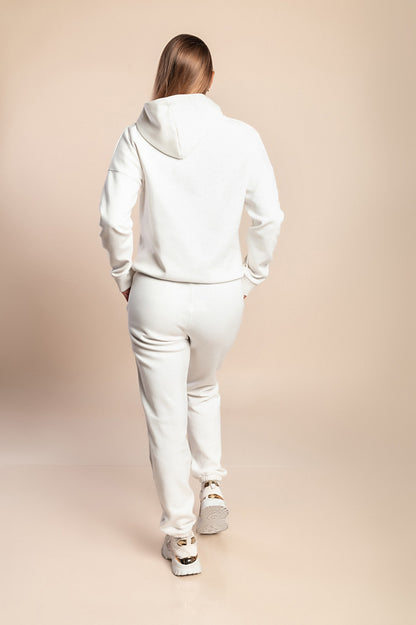 Tuta in cotone due pezzi, nera