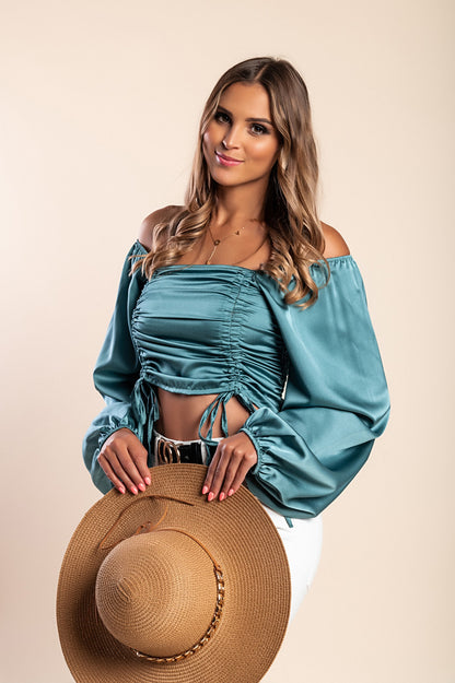 Elegante Crop Top Livenza, Menta
