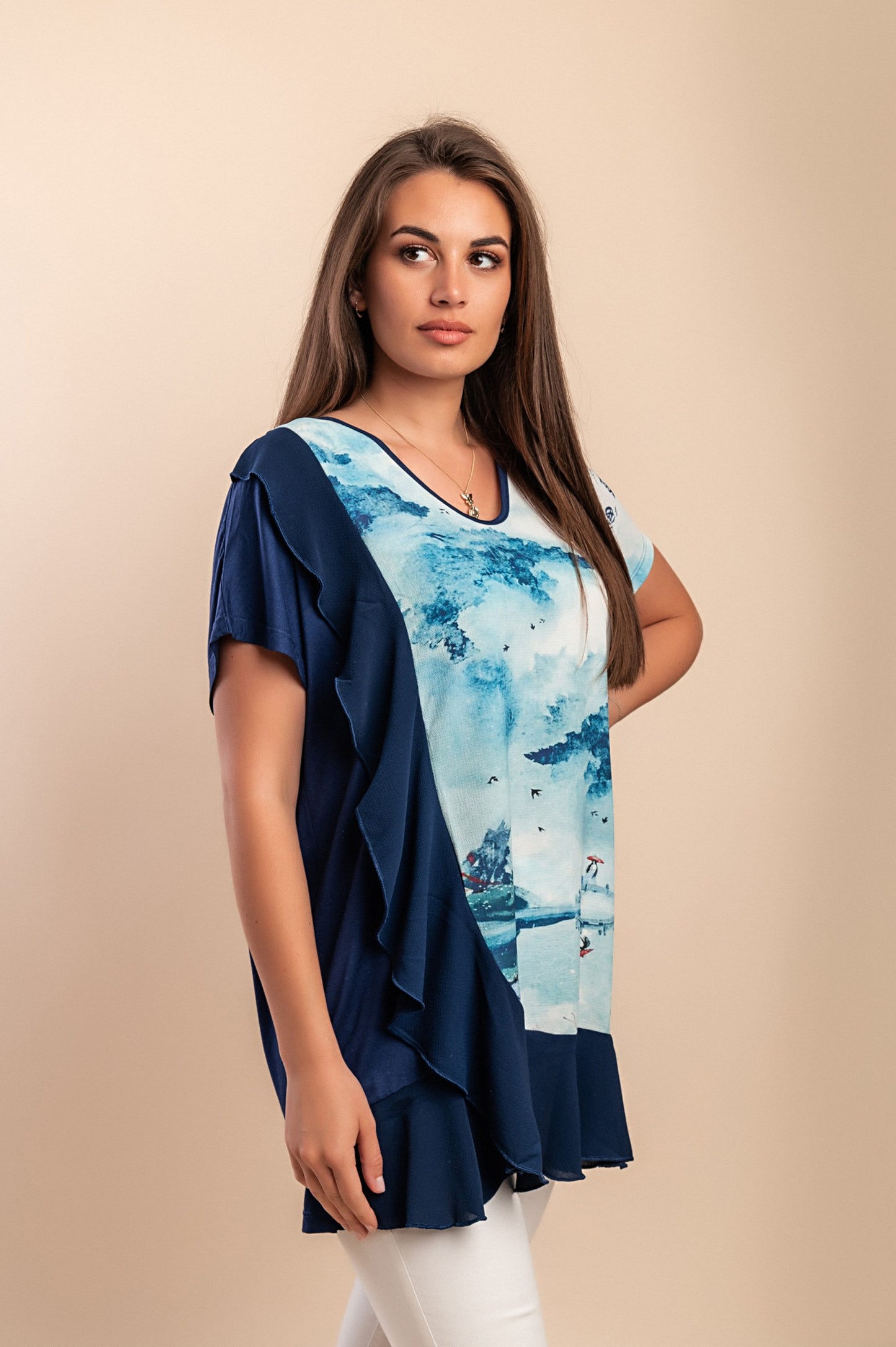 Tunica stampata, rossa