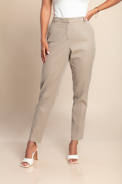 Pantaloni lunghi eleganti, grigi