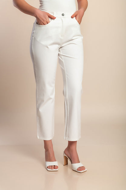 Pantaloni di cotone, bianchi