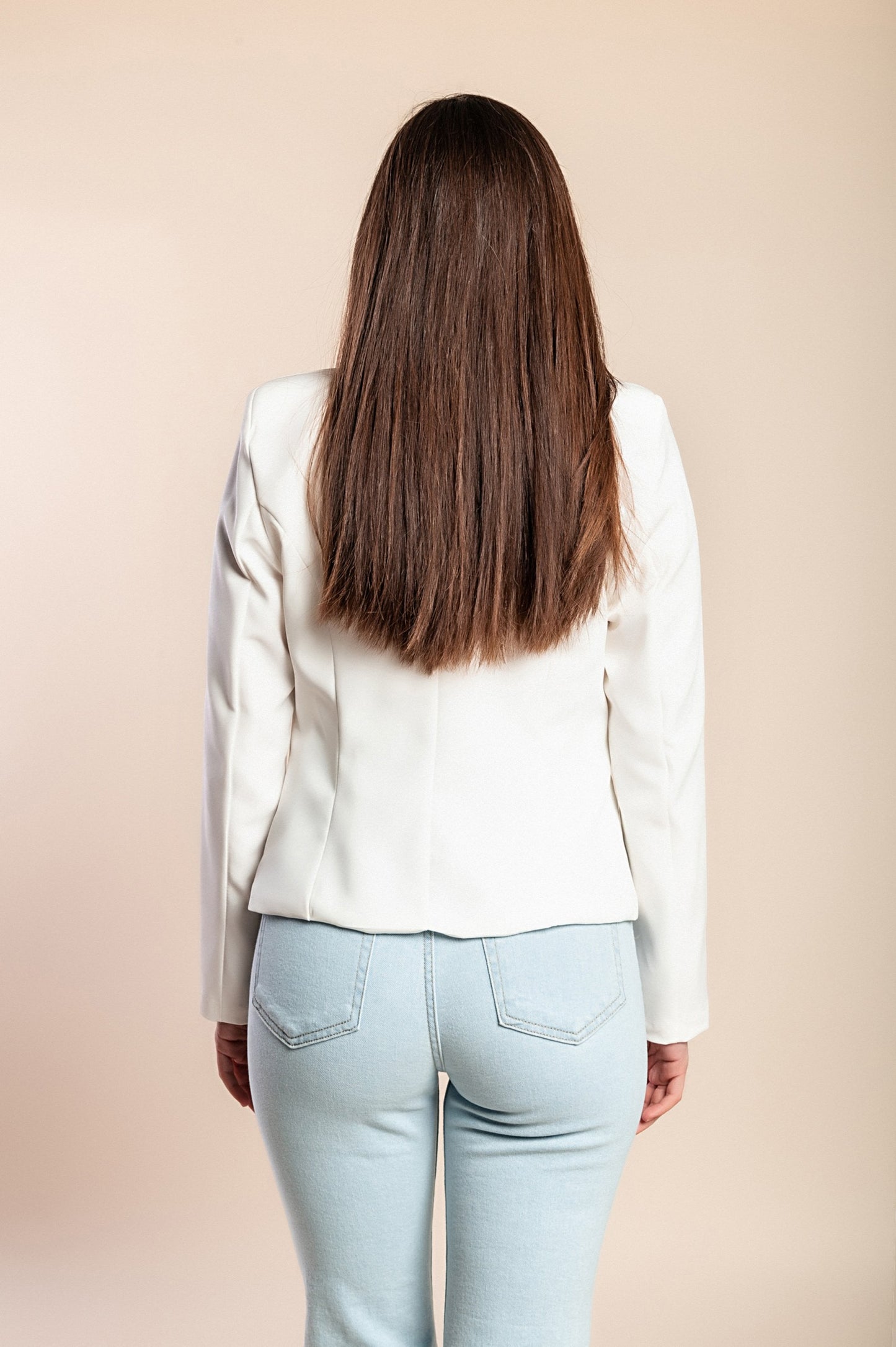 Blazer con scollo classico Softina, nero
