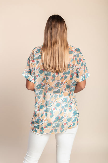 Camicetta a maniche corte, gialla