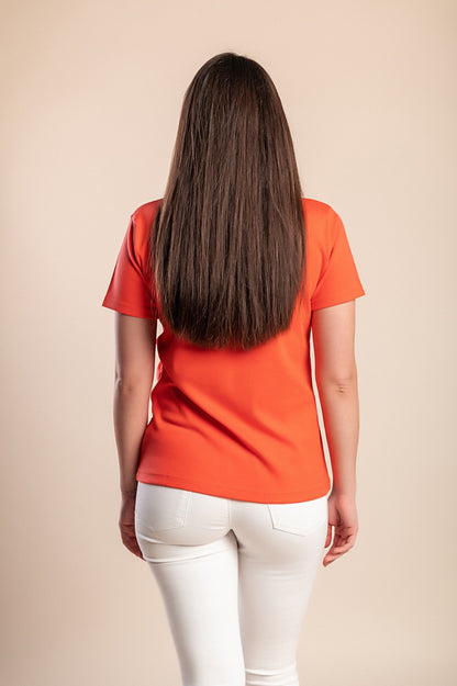 T-shirt stampata, blu