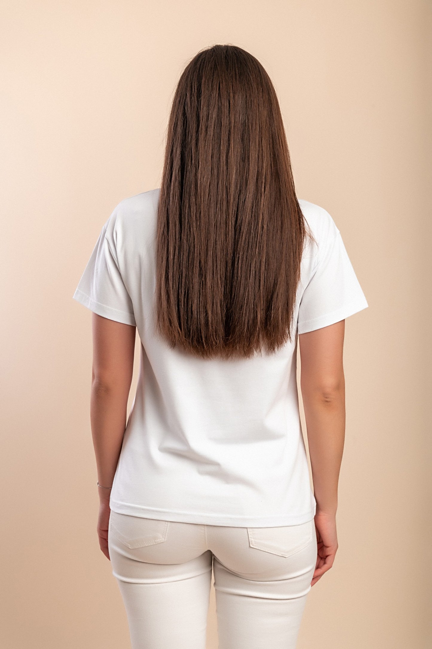 T-shirt in cotone con stampa, bianca