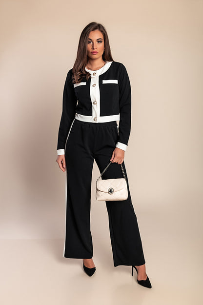 Elegante set da 2 pezzi, nero
