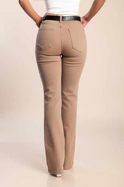 Jeans a zampa d'elefante, blu scuro