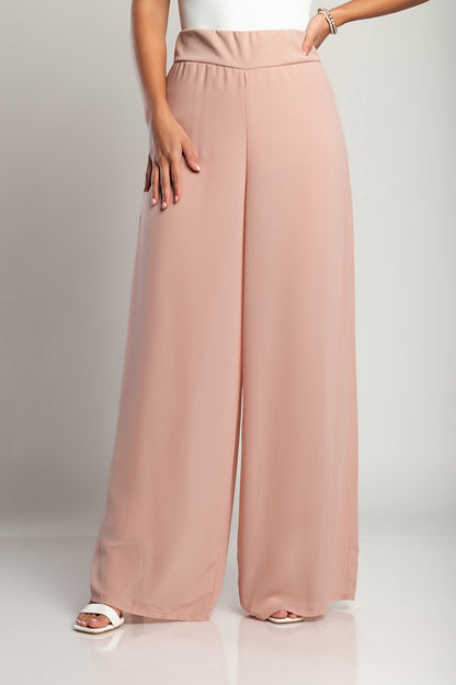 Pantaloni lunghi eleganti Veronna, neri