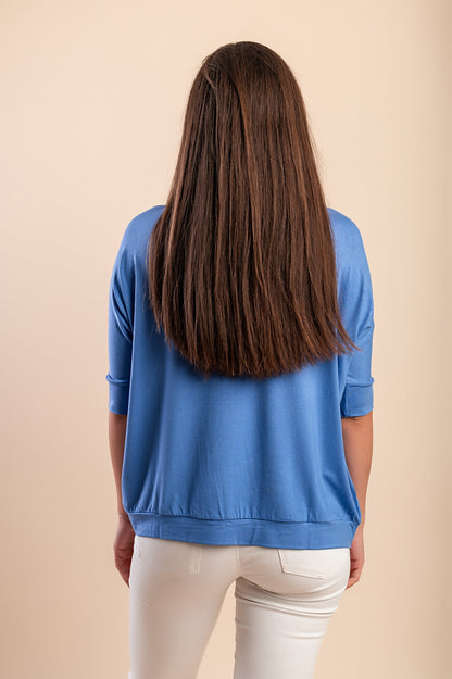 Maglietta con stampa, bianca