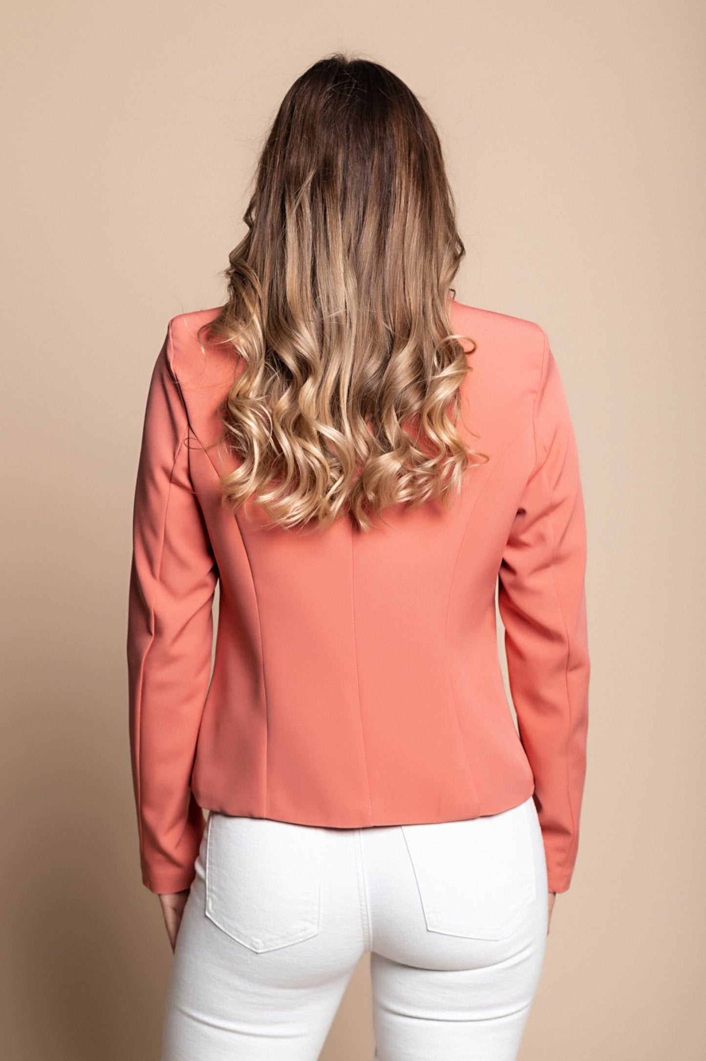 Blazer con scollo classico Softina, nero