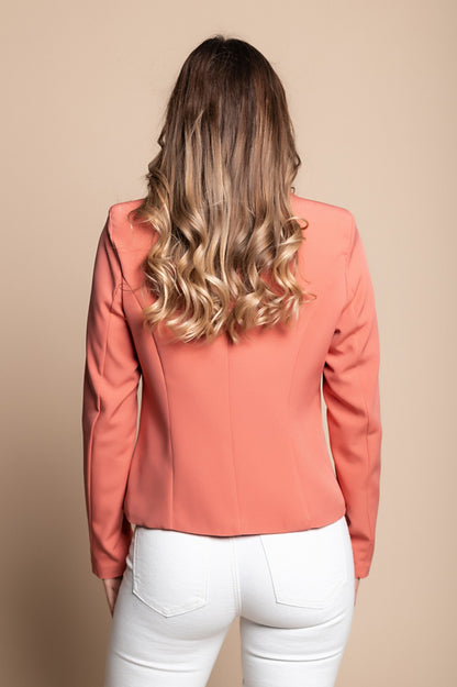 Blazer con scollo classico Softina, nero