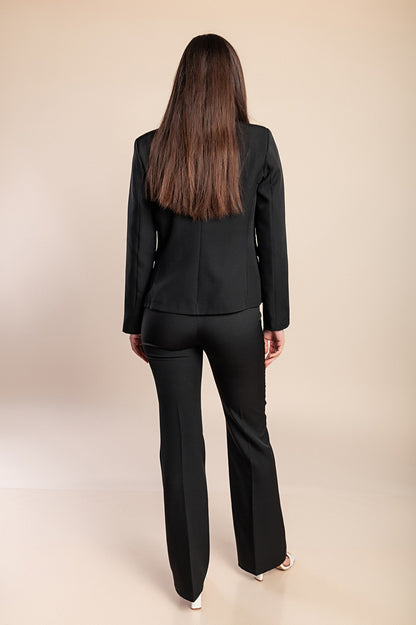Completo elegante blazer e pantaloni, menta