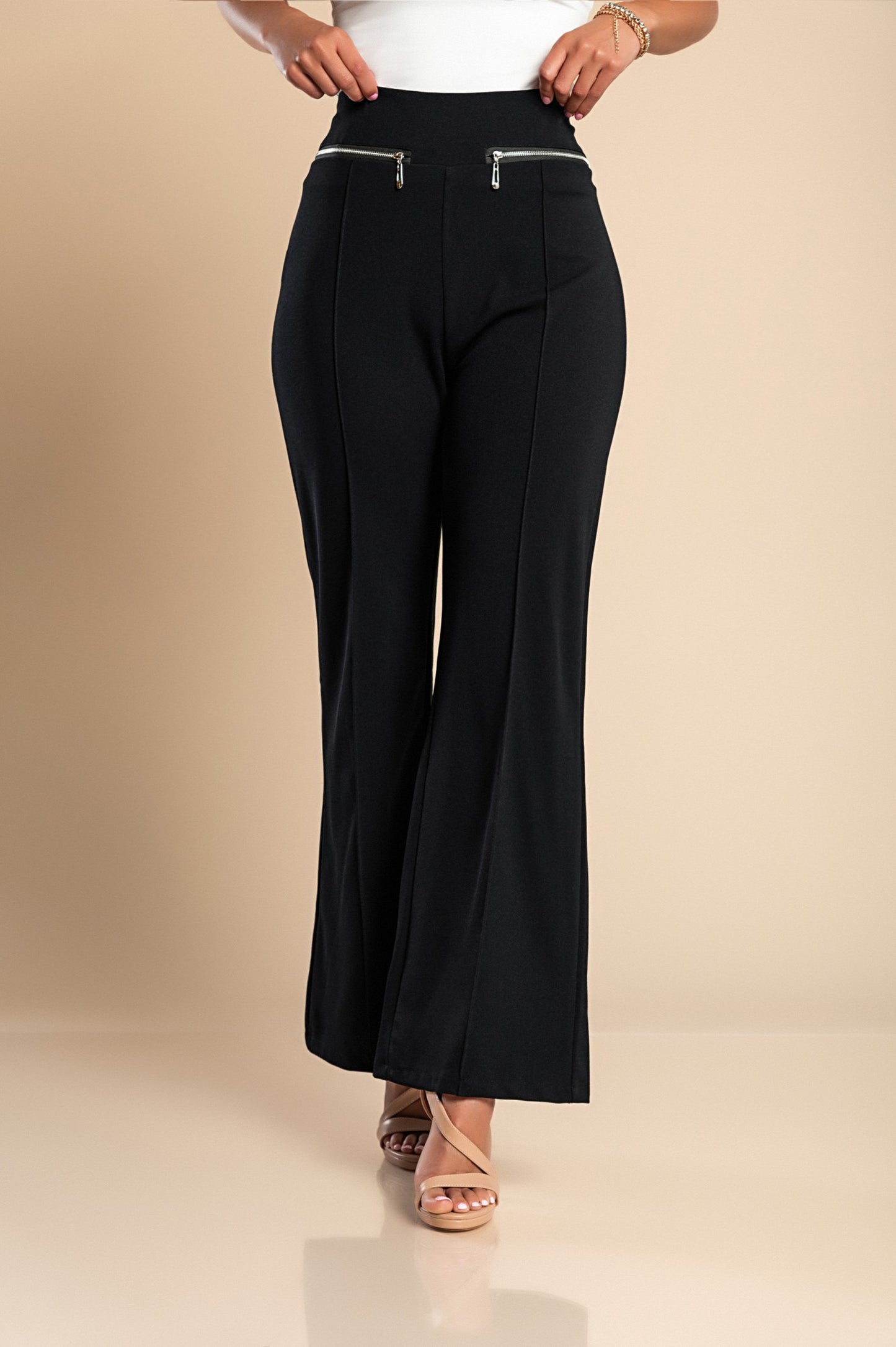 PANTALONI EMANUELA - NERO