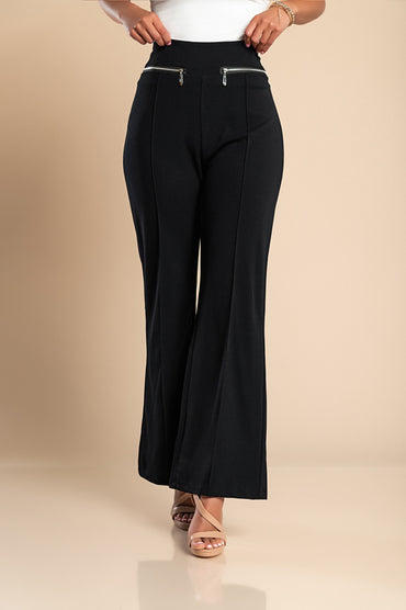 PANTALONI EMANUELA - NERO