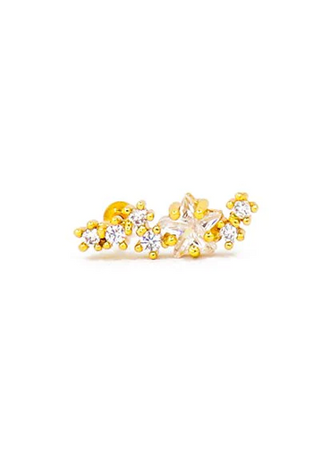 Mini orecchino elegante, ART945, colore oro