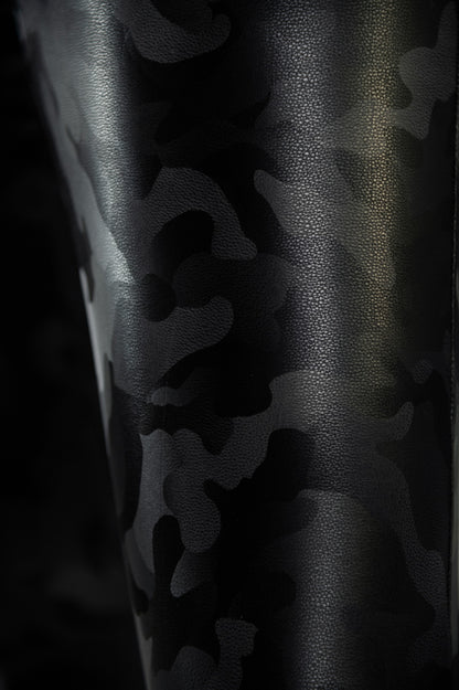 Leggings con fodera e vita ampia, nero