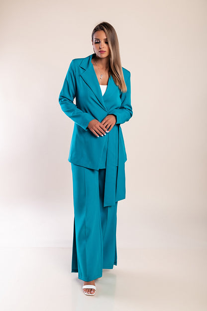 Completo giacca e pantaloni eleganti, beige
