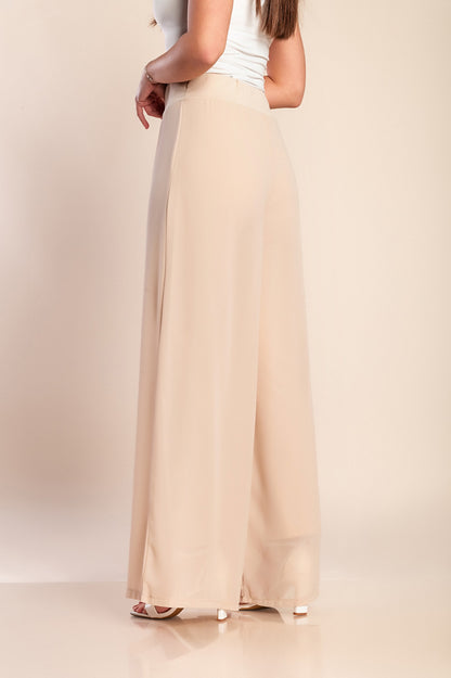 Pantaloni lunghi eleganti Veronna, neri