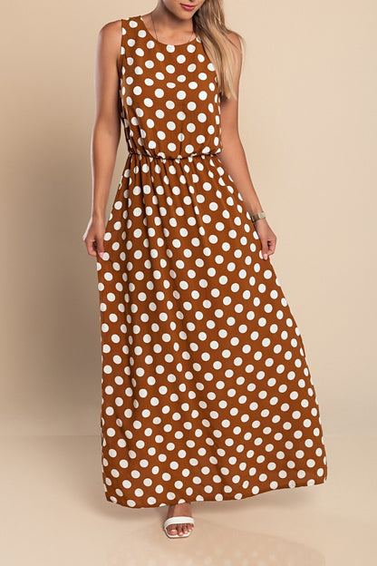 VESTITO DOTTIE - MARRONE