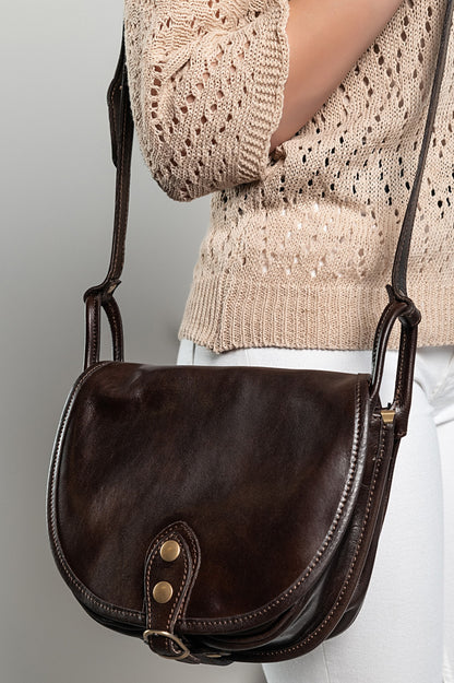 Borsa in pelle naturale Nova, nera
