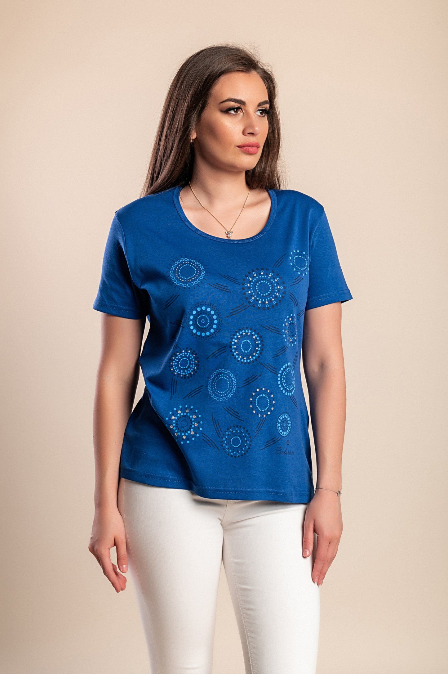 Maglietta stampata, rosa