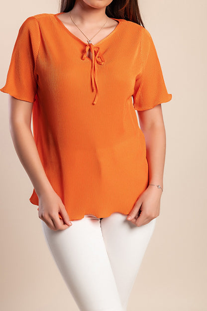 Maglietta taglie forti, arancione