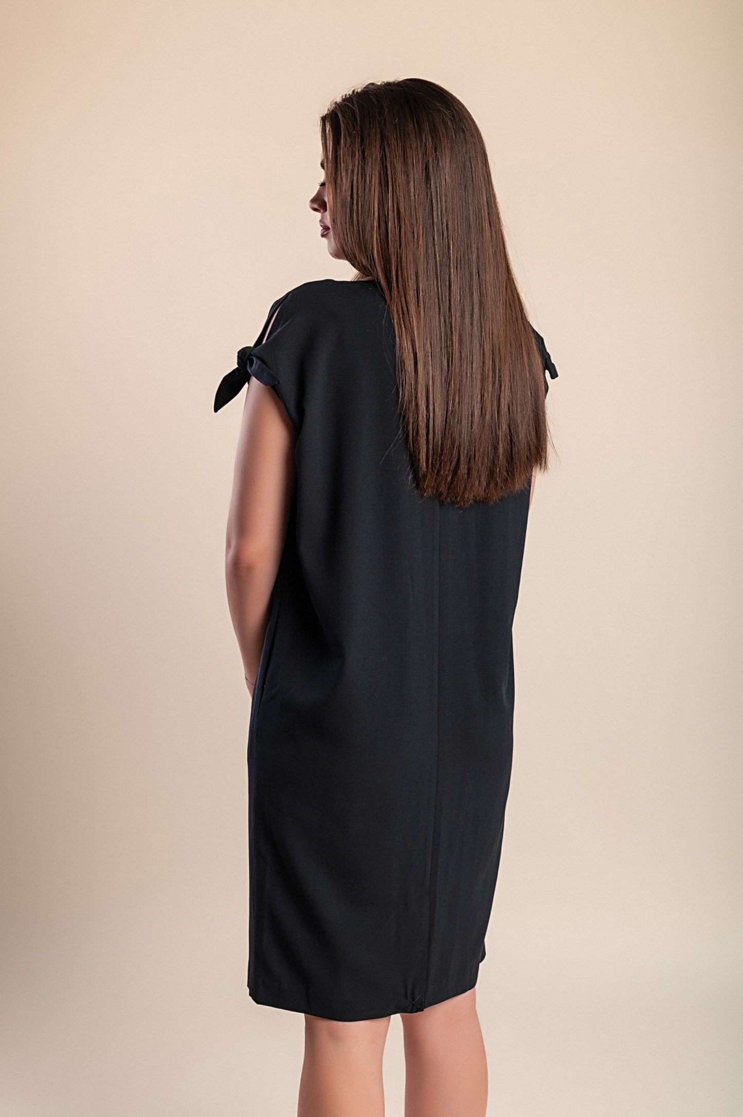 Abito midi ampio, nero