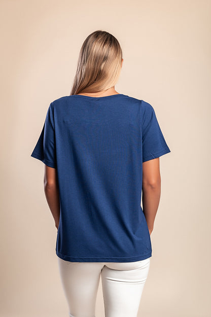 Maglietta con stampa, bianca