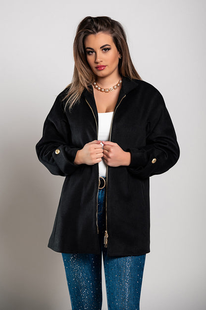 Cappotto elegante Albineya, nero