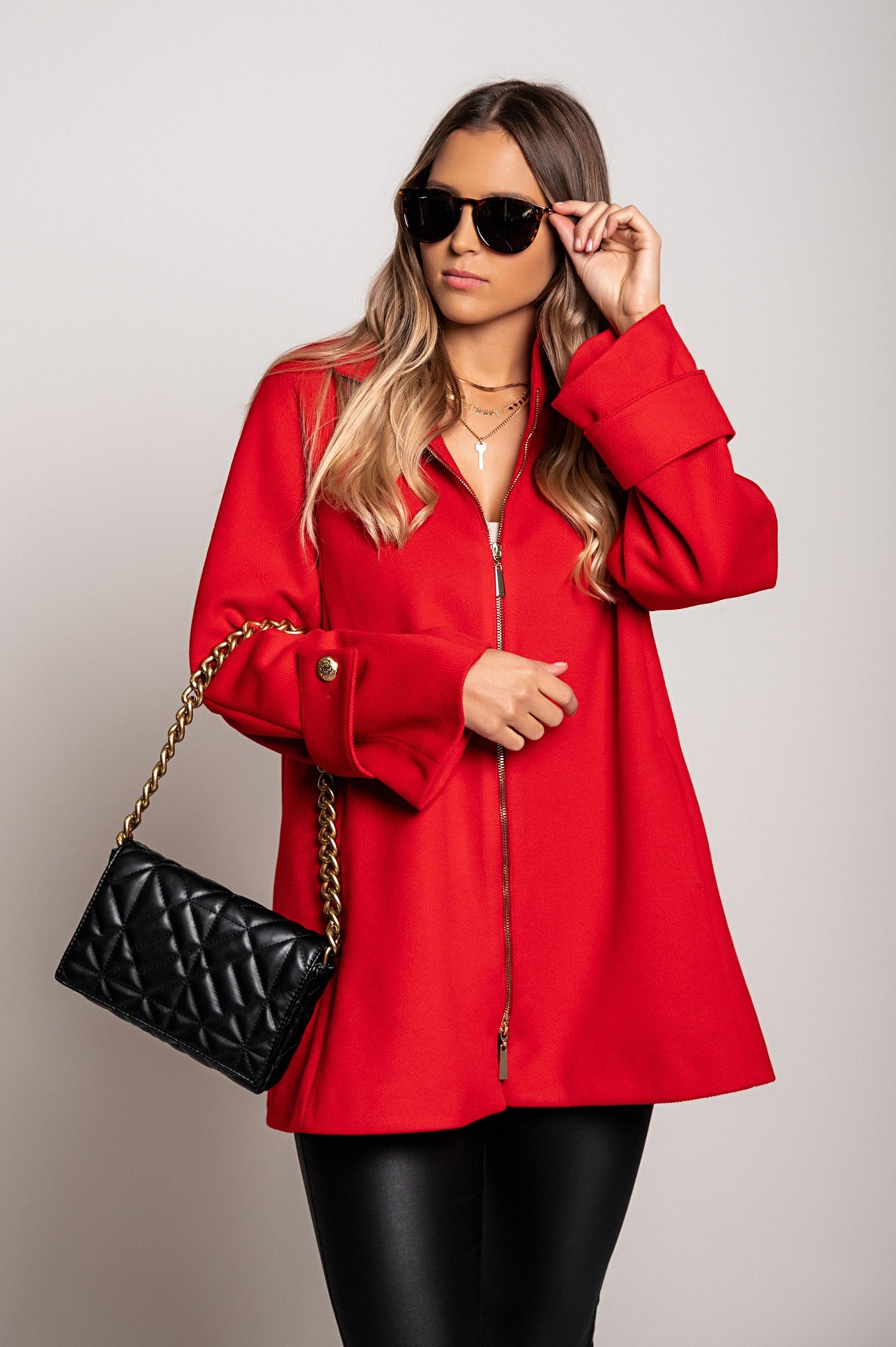 Cappotto elegante Albineya, nero