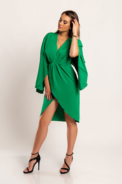 Elegante mini abito con spacco  Coccolia, verde