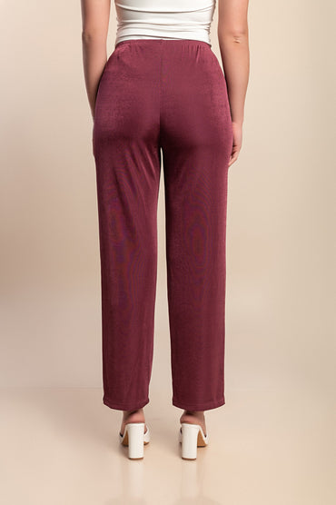Pantaloni elastici, viola