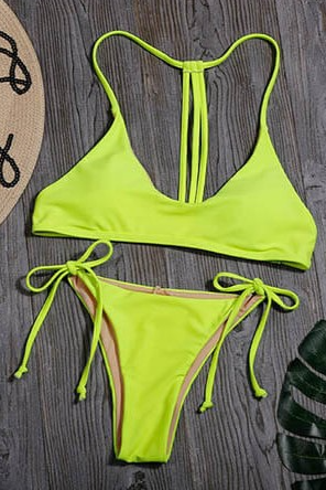 Costume da bagno due pezzi, nero