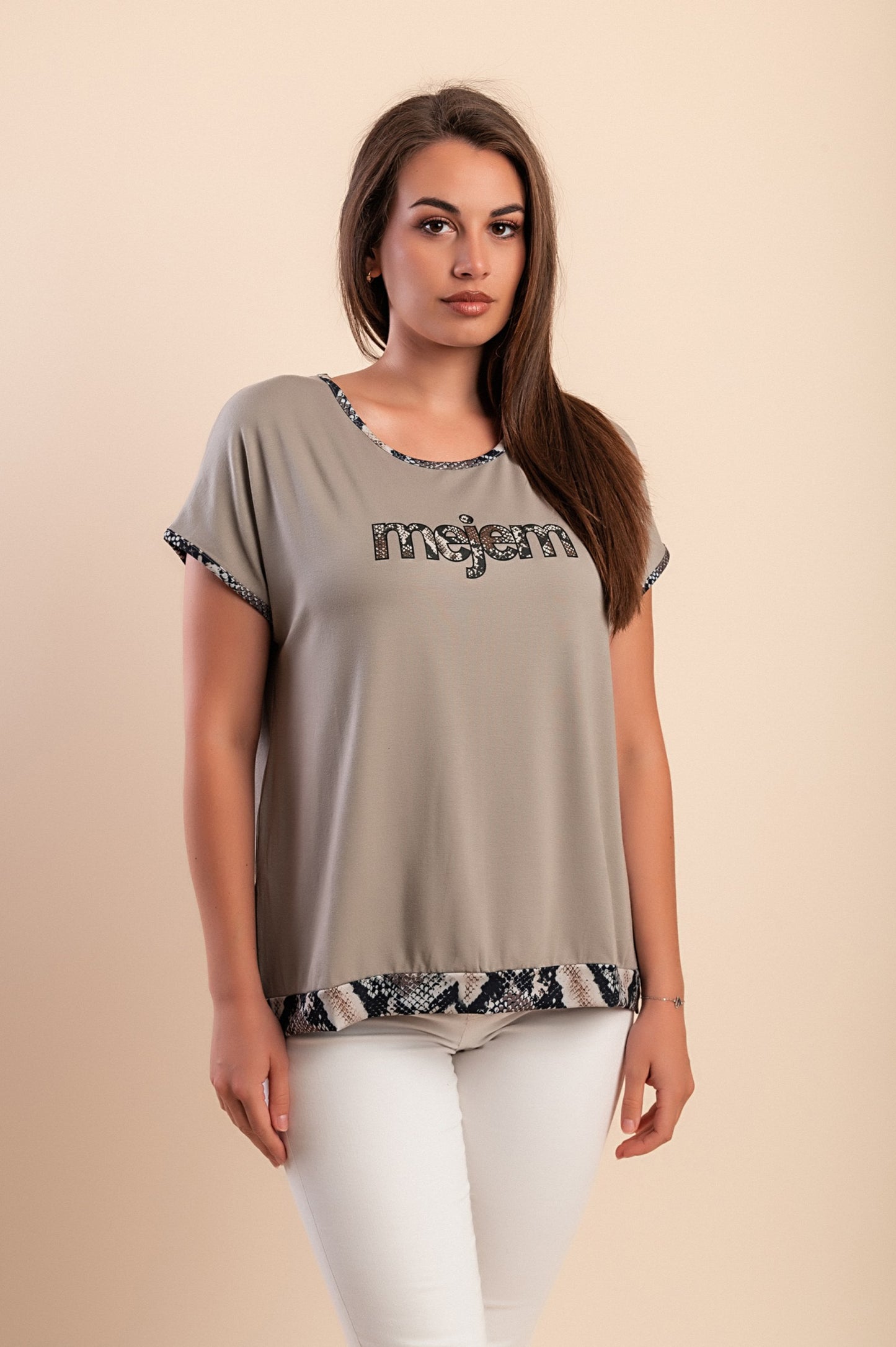 Maglietta con stampa, fango