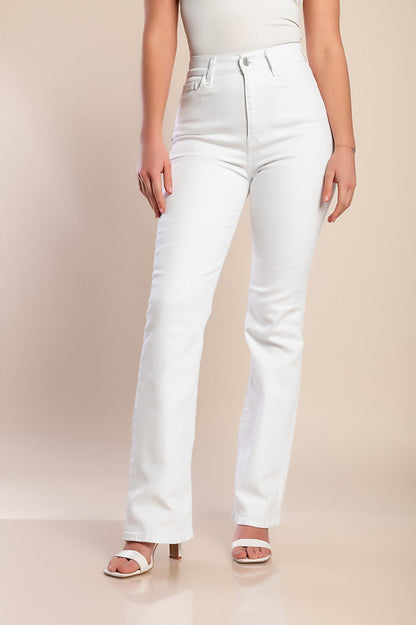 Jeans a zampa d'elefante, blu scuro
