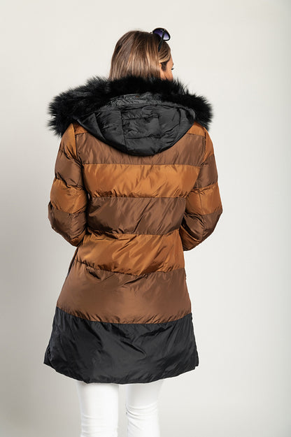 Giacca con cappuccio, 2258, beige