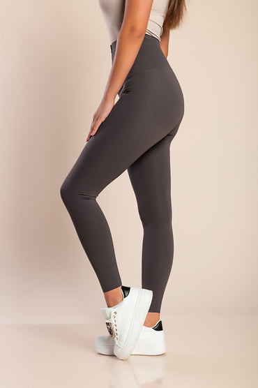 Leggings push up modellanti, grigio
