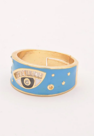 Anello elegante, ART533, blu