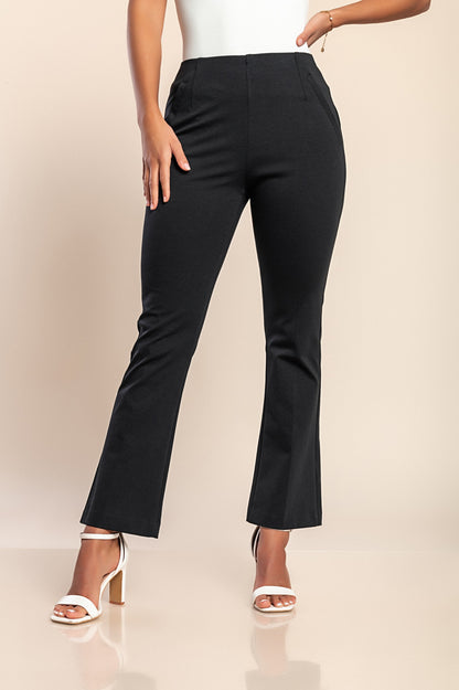 Pantaloni eleganti in cotone, azzurro