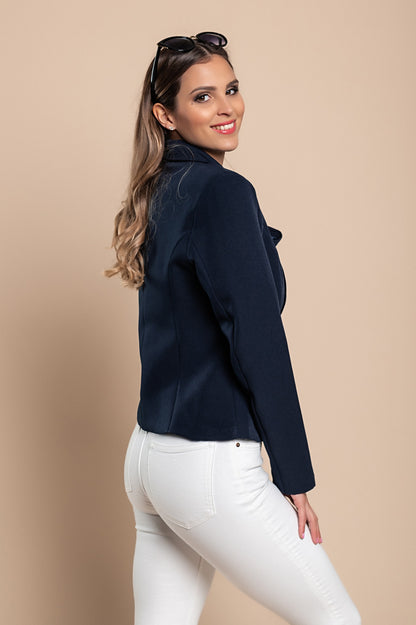 Blazer con scollo classico Softina, nero
