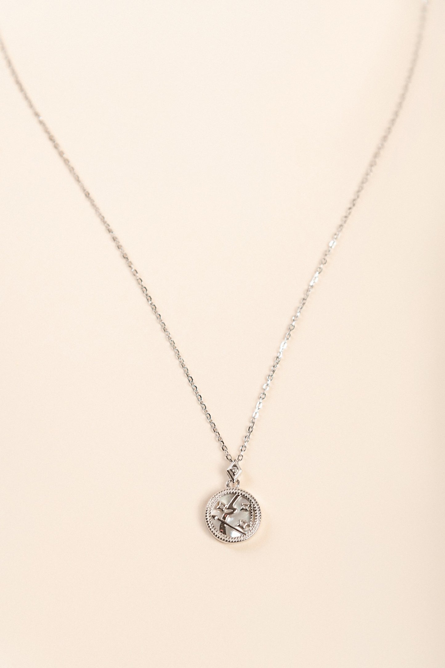 Collana con pendente, SAGITTARIO, argento