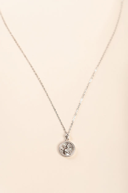 Collana con pendente, SAGITTARIO, argento