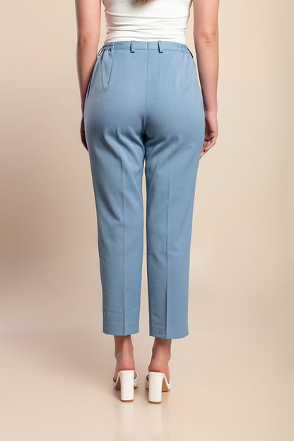 Pantaloni taglie forti 7/8, blu