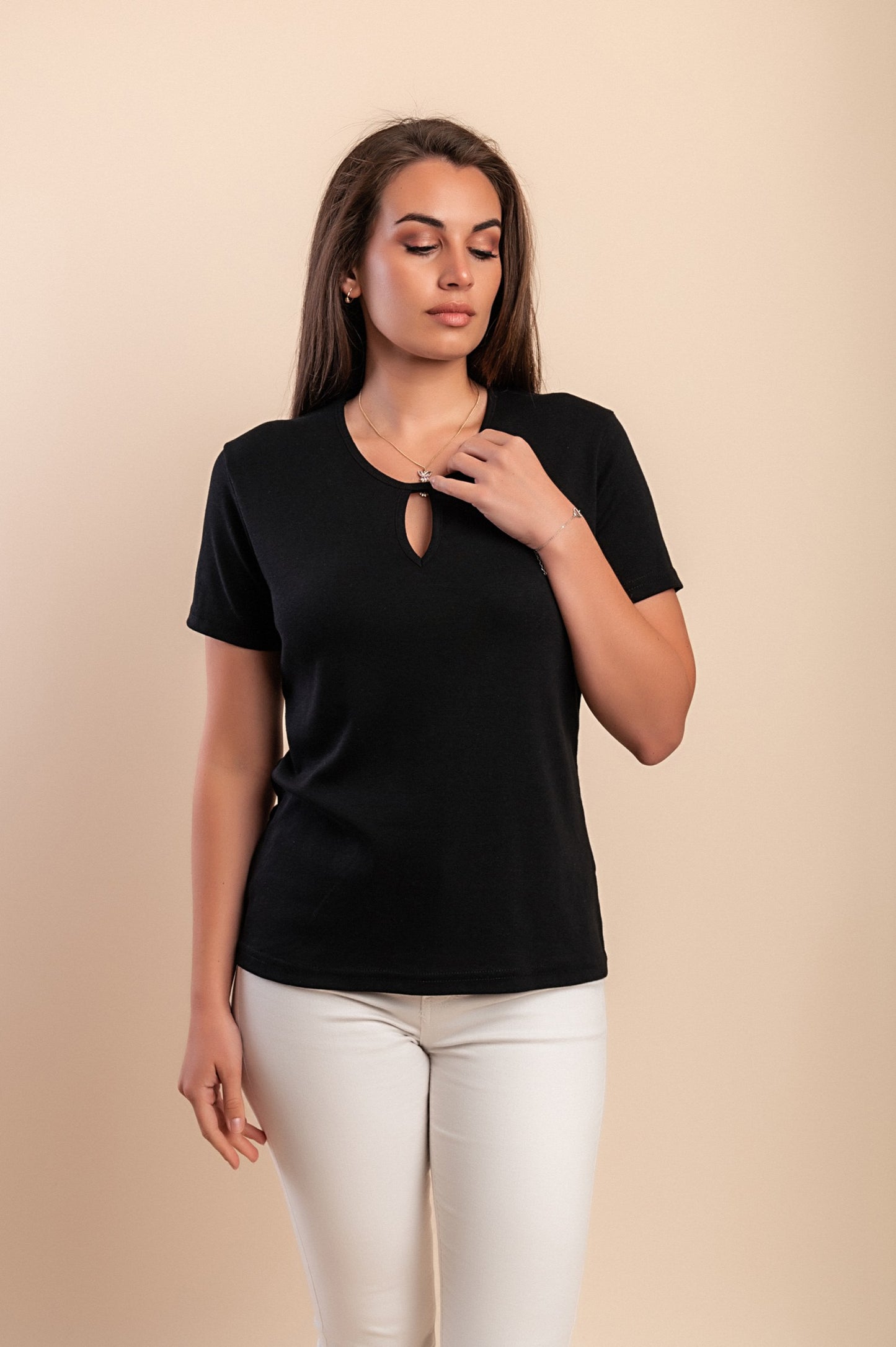 Maglietta di cotone, rossa